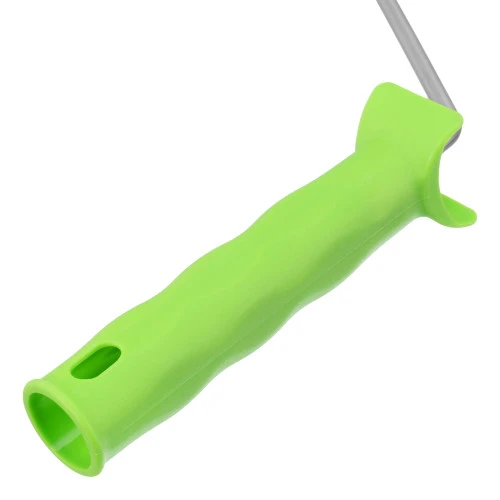 Валик с натуральным мехом, с ручкой, 200 мм, ворс 12 мм, D 48 мм, D ручки 6 мм, Сибртех