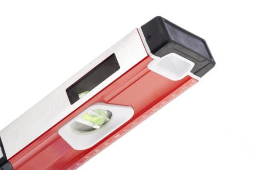 Уровень алюминиевый, магнит, фрезерованный, 3 глазка (1 зеркальный) двухкомпонентные рукоятки, 1500 мм Matrix