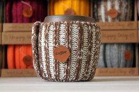 Вязаная кружка "Кофе с молоком"