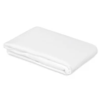 Простыня из плотного сатина белого цвета из коллекции essential, 240х270 см