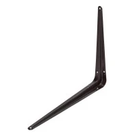 Кронштейн угловой с ребром, 250 х 300 мм, коричневый Сибртех