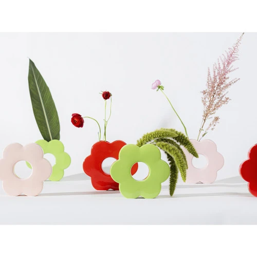 Ваза для цветов daisy, 20 см, розовая