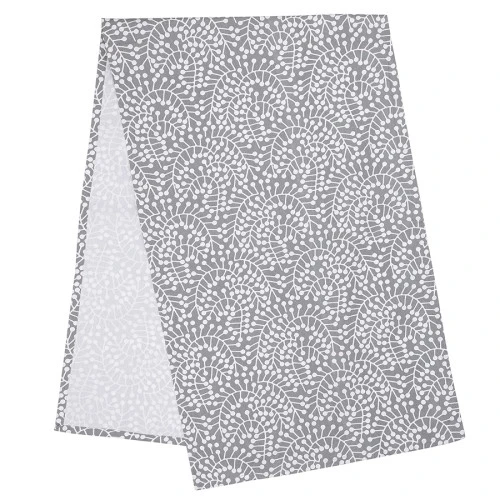 Дорожка на стол серого цвета с принтом Спелая Смородина из коллекции scandinavian touch, 45х150 см