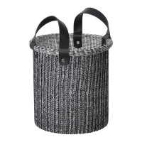 Корзина для хранения sustainable collection, D22х23 см, черная