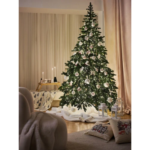 Набор ёлочных украшений fluffy white из коллекции new year essential, 3 шт.