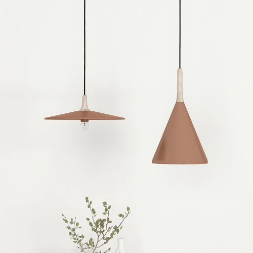 Светильник подвесной mango kart, D25х42 см, коричневый