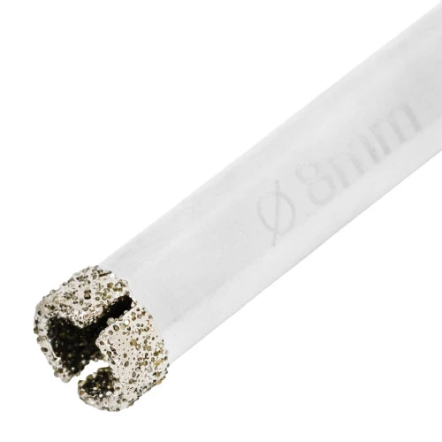 Сверло алмазное по керамограниту, 8 х 67 мм, трехгранный хвостовик, 2 шт Matrix