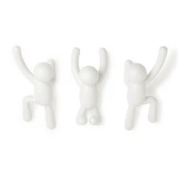 Набор крючков buddy, белый, 3 шт.