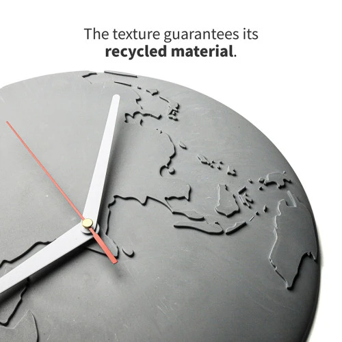 Часы настенные world wide waste, темно-синие