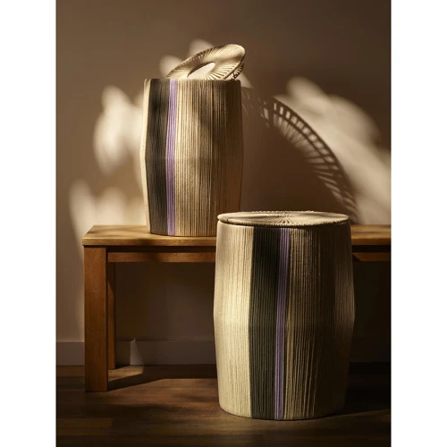 Корзина плетеная conga grey из коллекции ethnic, размер l