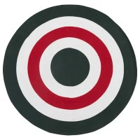 Ковер из хлопка target темно-зеленого цвета из коллекции ethnic, D150 см