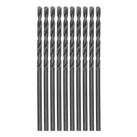 Сверло по металлу, 2 мм, полированное, HSS, 10 шт, цилиндрический хвостовик Matrix