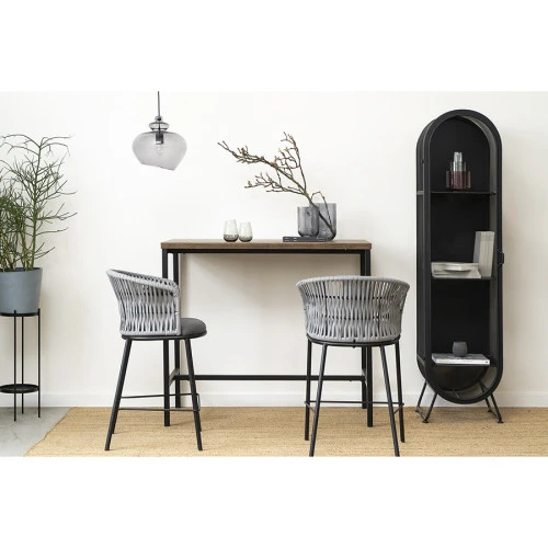 Стул полубарный haugen, темно-серый/светло-серый