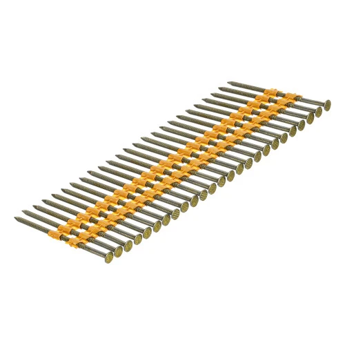 Гвозди для пнев. нейлера (крашен.) длина - 75 мм, диам. - 3,05 мм, 2000 шт. Denzel