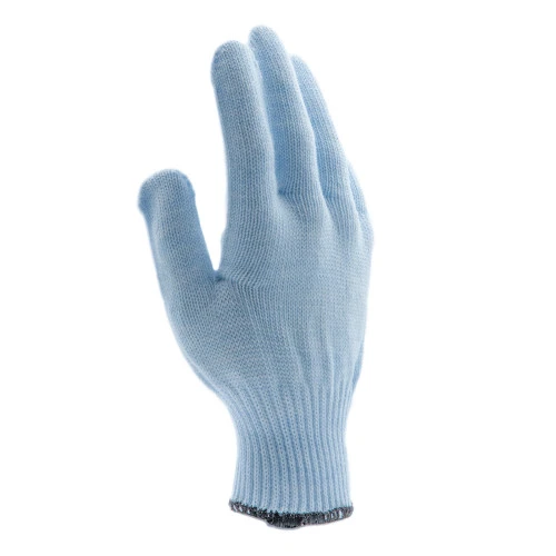 Перчатки трикотажные, акрил, цвет зенит, оверлок Сибртех
