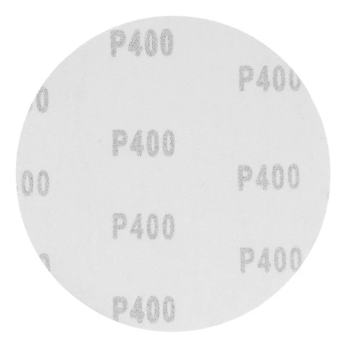 Круг абразивный на ворсовой подложке под "липучку", P 400, 125 мм, 10 шт Matrix