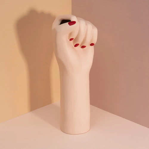 Ваза для цветов girl power, brown, 32 см