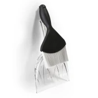 Совок для уборки крошек sparrow, прозрачный/ черный