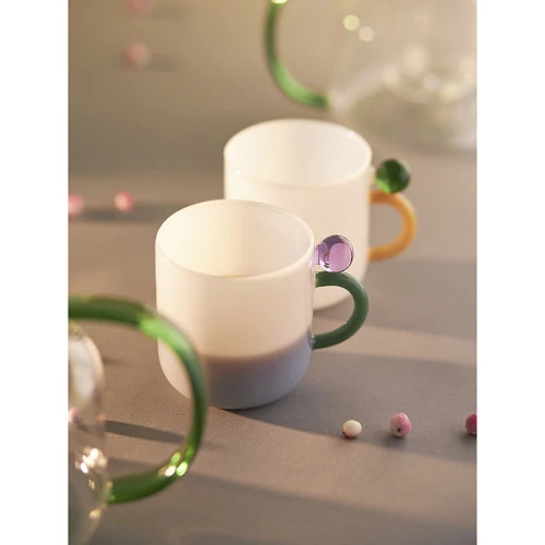 Кружка orb, 345 мл, зеленая/фиолетовая