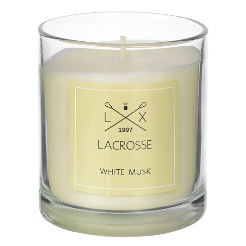 Свеча ароматическая lacrosse, white musk (новая), 60 ч