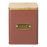 Банка для хранения кофе irmel, 1,7 л, терракота