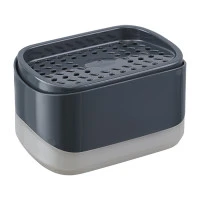 Диспенсер для жидкости для мытья посуды nori, 350 мл, темно-серый