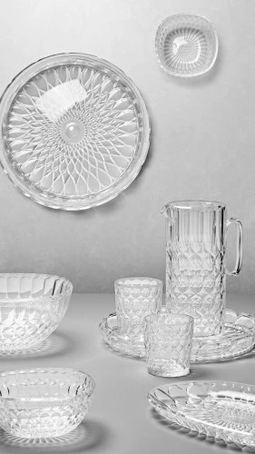 Чаша vanity, D21 см, прозрачная