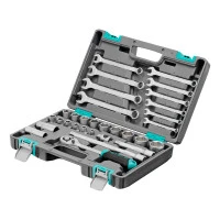Набор инструментов, 1/2", CrV, пластиковый кейс 31 предмет Stels