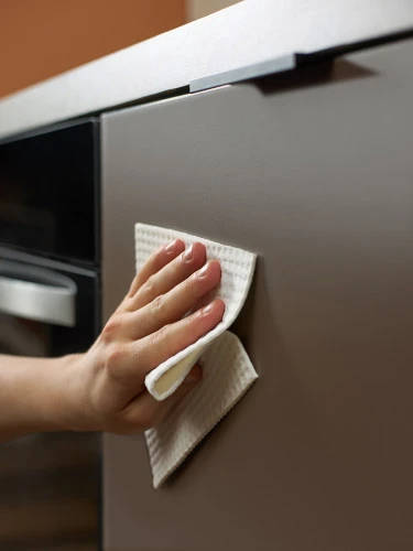 Набор салфеток для уборки из целлюлозы eco clean, белые, 10 шт.