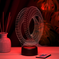 3D светильник  3д светильник "Абстракция #7"