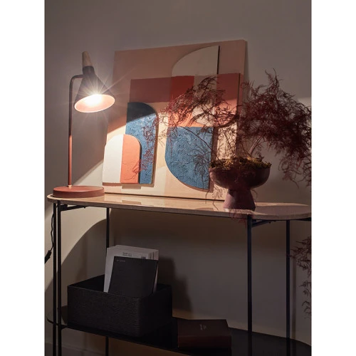 Лампа настольная thor, D21х58 см, сливовая