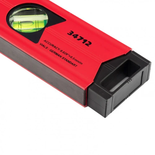 Уровень алюминиевый магнитный, 1200 мм, фрезерованный, 3 глазка (1 зеркальный) усиленный Matrix