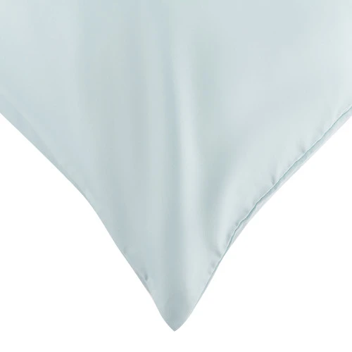 Набор из двух наволочек из сатина голубого цвета из коллекции essential, 70х70 см