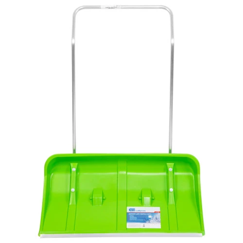 Движок для уборки снега пластиковый, 815 х 440 х 1150 мм, алюминиевая рукоятка, Сибртех