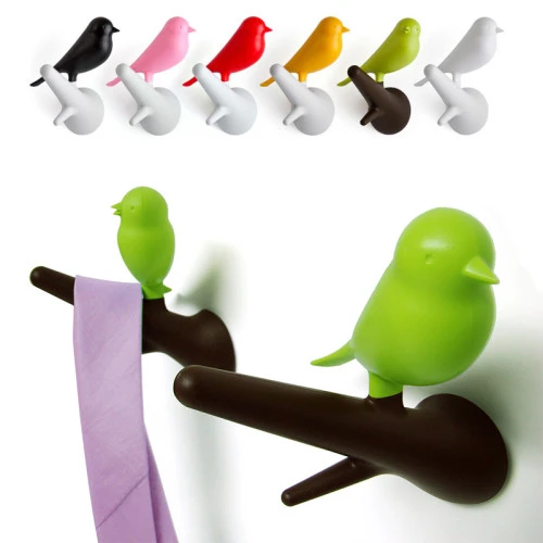 Набор из 2-х вешалок настенных sparrow, белые/черные