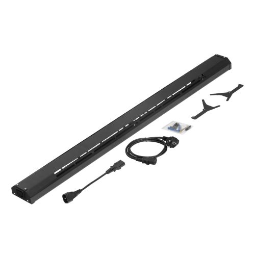 Конвектор электрический плинтусный ATRIC-300, 230 В, 300 Вт, ТЭН, черный Denzel