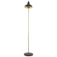 Торшер enkel sand, 165 см, золотистый/черный