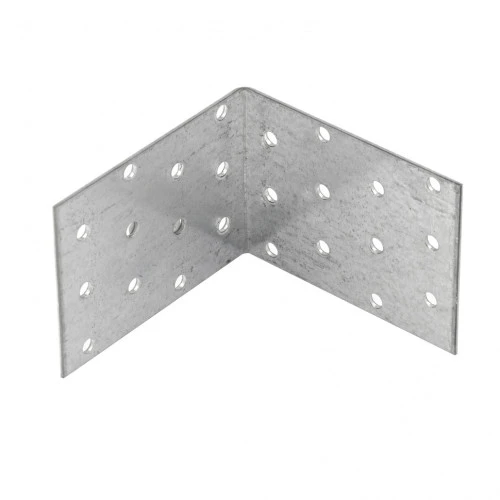 Крепежный уголок равносторонний 2 мм, KUR 80 х 80 х 60 мм Сибртех