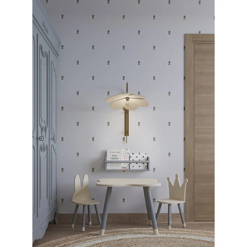 Светильник настенный kamille, 55х67 см, бежевый