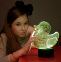 Ночной 3d светильник Уточка