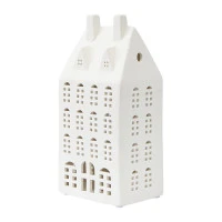 Домик из фарфора с подсветкой aalborg из коллекции new year essential, 21,6 см