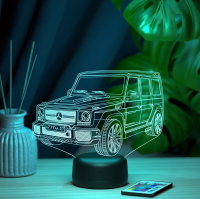 3D светильник  Светильник "Мерседес Гелендваген"