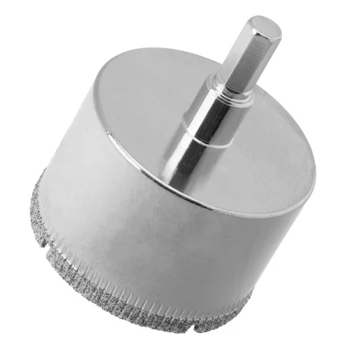 Сверло по керамической плитке и стеклу, 45 х 55 мм, шестигранный хвостовик, с центрующим сверлом Сибртех