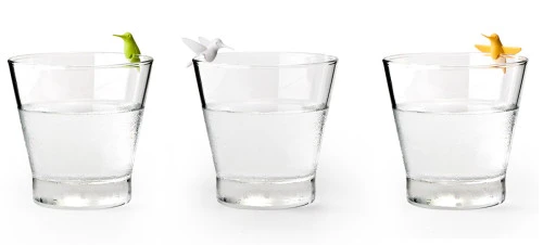 Набор маркеров для бокалов humming bird, 6 шт.