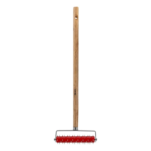 Валик для гипсокартона, 150 мм, игольчатый, деревянная ручка 500 мм MTX