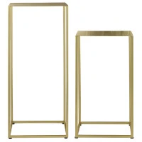 Набор из 2-х столиков mayen gold, золотистые