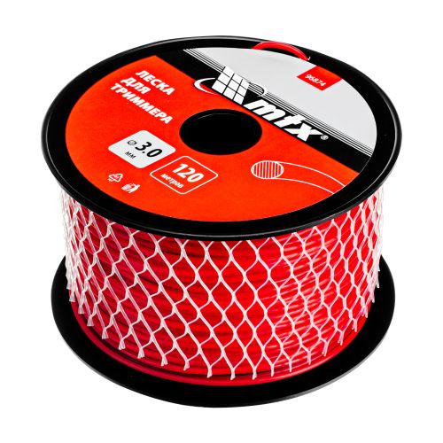 Леска для триммера круглая 3,0 мм х 120 м, на катушке MTX