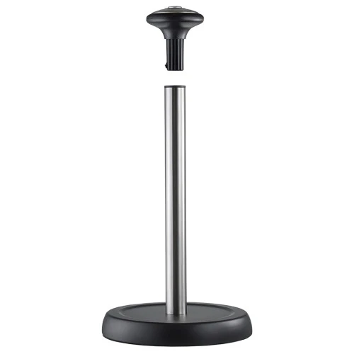 Держатель для бумажных полотенец mio, 19,5х37 см, черный/хром