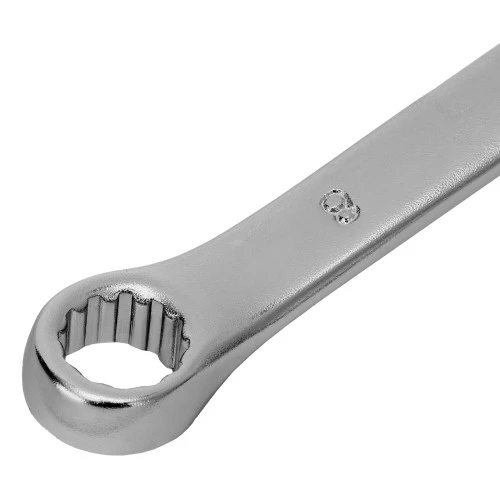 Ключ комбинированный, 8 мм, CrV, матовый хром Stels