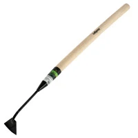 Мотыга стальная, 60 х 80 х 780 мм, узкая, деревянный черенок, Сибртех